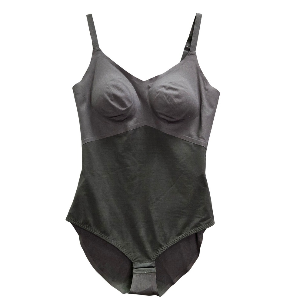 Honeylove Cami Bodysuit Women 1X Black Shapewear LWB50101